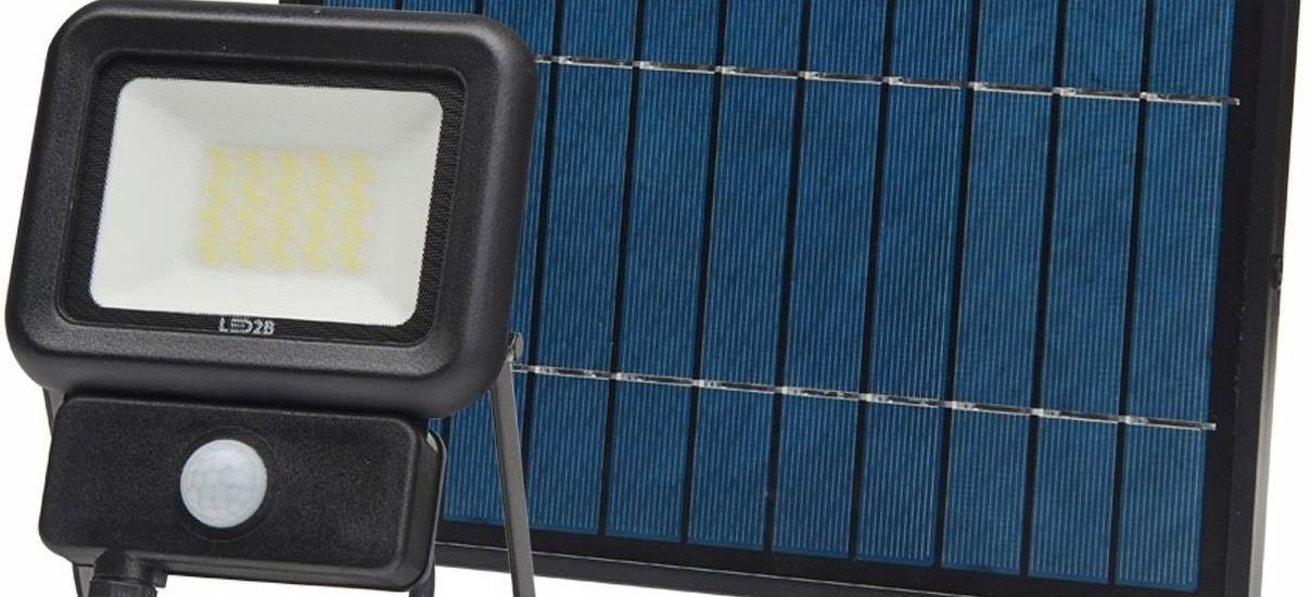 Naświetlacz Led Z Czujnikiem Ruchu Halogen Solarny