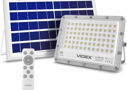 Naświetlacz Solarny Led Z Pilotem Solar Floodlight 50W 1000Lm 5000K