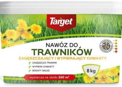 Nawóz Do Trawnika Zagęszczający I Wypierający Chwasty 4 Kg Target