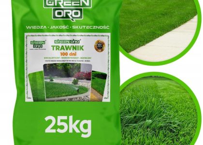 Nawóz do Trawy letni 100dni 25kg 1000m2 Green Oro