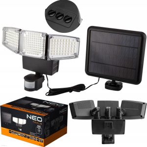 Neo Tools Naświetlacz Led Lampa Solarna Czujnik 3 X 10W (99089)