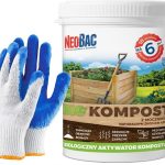 Neobac Bio Kompost Biologiczny Aktywator Kompostu 1Kg + Rękawice