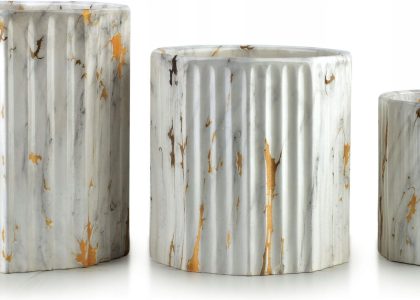 Neva Marble Komplet 3 Doniczek Xl:17Xh18