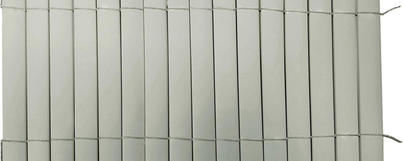 Obi Osłona balkonowa PVC szara 100x300cm