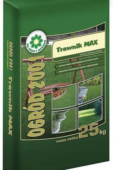 Ogród 2001 Trawnik Max 25Kg Mocny Nawóz Do Trawy