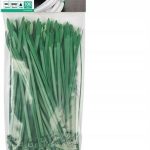 OPASKA ZACISKOWA ROZPINANA 7,6X370 GREEN 100SZT TS1276370G