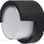Oprawa Ścienna V-Tac 12W Led Ip65 Czarna Okrągła Vt-827 3000K 1155Lm