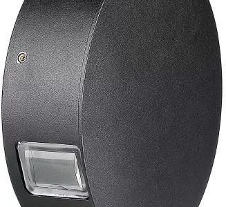 Oprawa Ścienna V-Tac 3W Led Ip65 Czarna Okrągła Vt-706 3000K 428Lm