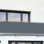 Osłona Balkonowa Anthracite szara 85×500 Wenko
