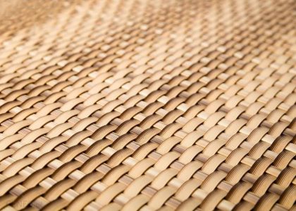 Osłona Balkonowa Z Technorattanu Polyrattan Mat Rd Beżowa 1×3m 3m²