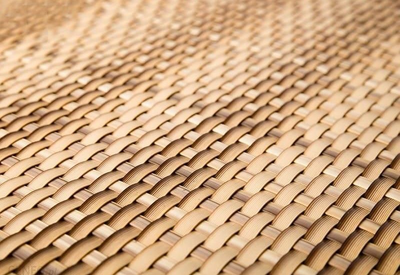 Osłona Balkonowa Z Technorattanu Polyrattan Mat Rd Beżowa 1×3m 3m²