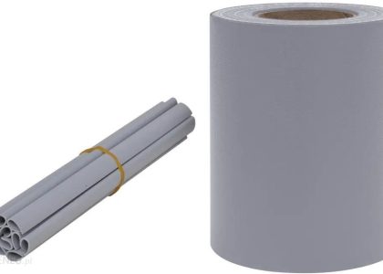 Osłona Na Ogrodzenie Ogrodowe Pvc 35X0,19m Jasnoszara Mat
