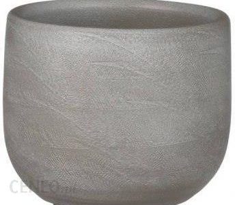 Osłonka Ceramiczna Na Doniczkę Jasnoszara Śr. 12cm