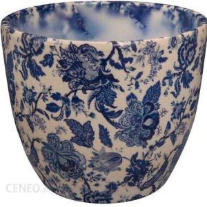 Osłonka Doniczki Ceramiczna Wenus 16cm Niebieska
