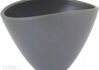 Osłonka Doniczki Cermax Owalna 26cm Antracyt Mat