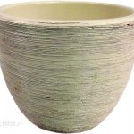 Osłonka Doniczki Cermax Ryflowana 15cm Biały Antyczny