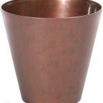 Osłonka Doniczki Plastikowa Tubus 30cm Stal Cortenowska