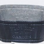 Osłonka Flower Garden Owalna Czarna 33cm