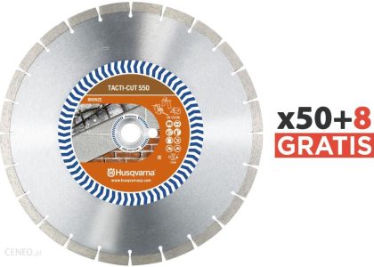 PAKIET – Tarcza diamentowa Husqvarna Tacti-Cut S50 230 mm (50 sztuk + 8 gratis)