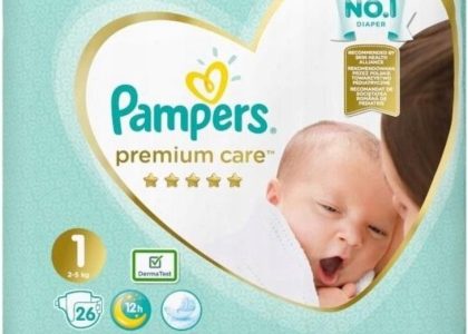 Pampers Pieluchy Premium Care rozmiar 1, 26szt.