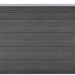 Panel Ogrodzeniowy Wpc 180X105cm Czarny
