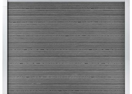 Panel Ogrodzeniowy Z Wpc 180X146cm Szary