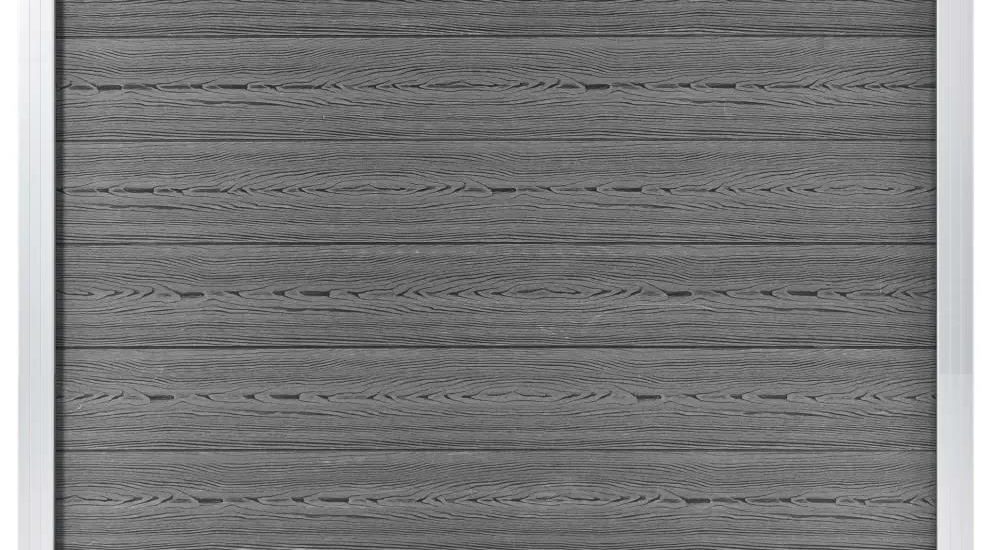 Panel Ogrodzeniowy Z Wpc 180X146cm Szary