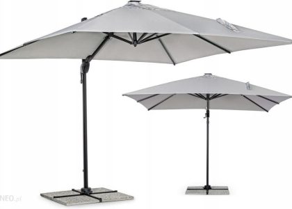 Parasol Ogrodowy Składany Duży Mocny 3,5 Pokrowiec