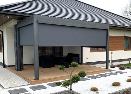 Pergola Tarasowa Ogrodowa Zadaszenie Tarasu Altana
