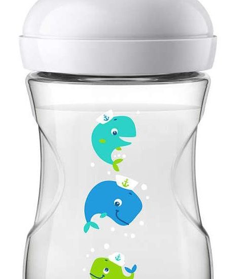 PHILIPS AVENT Natural 260 ml 0M+ SCF070/23 wieloryb