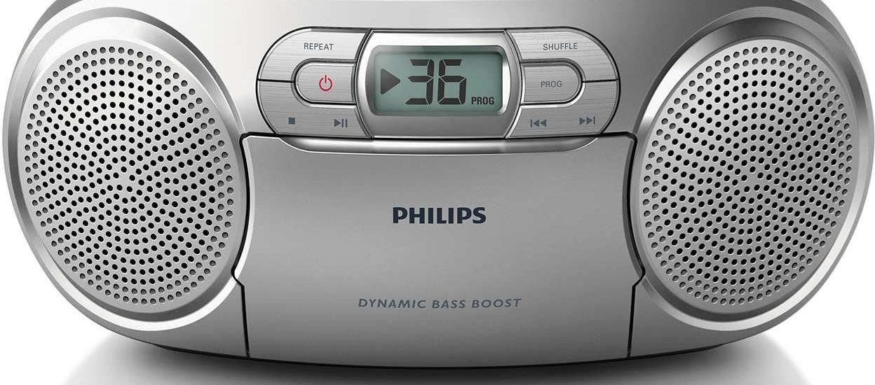 Radioodtwarzacz PHILIPS AZ127 SZARY