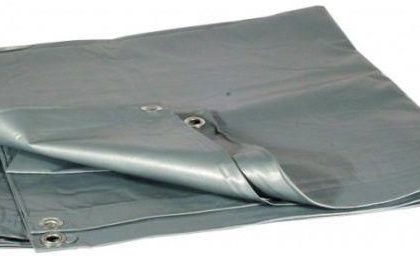 Plandeka Srebrna 15X20 Bardzo Gruba 110G/M2