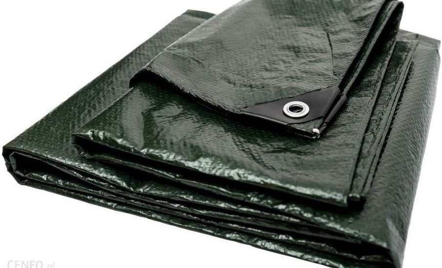 Plandeka Zabezpieczająca Pe 4x5m 70 G/M2 Zielono-Niebieska Z Oczkami