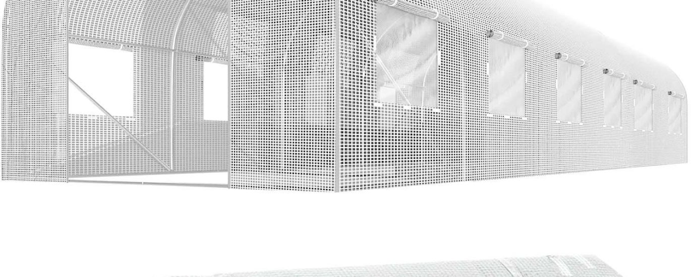 Plonos Folia na tunel ogrodowy 3x6m (18m2) biała (4977F)