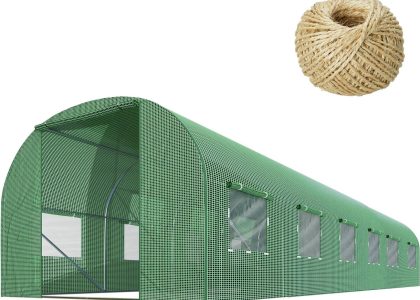 Plonos Tunel ogrodowy 3x6m (18m2) biały