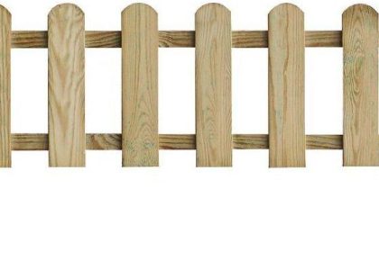 Płotek Ogrodowy 114X45/28cm Drewniany Sztachetowy Stelmet