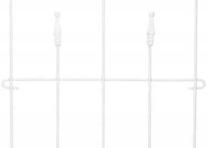 PŁOTEK PALISADA PRZĘSŁO OGRODOWE WBIJANE BIAŁE 48 CM