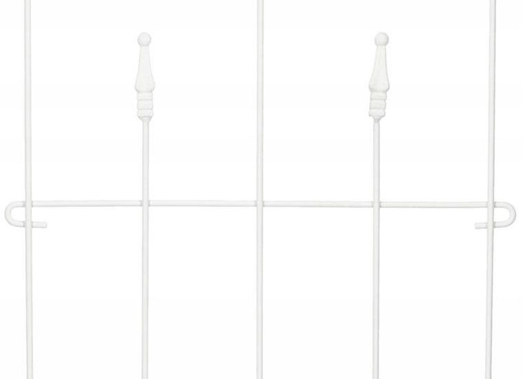 PŁOTEK PALISADA PRZĘSŁO OGRODOWE WBIJANE BIAŁE 48 CM