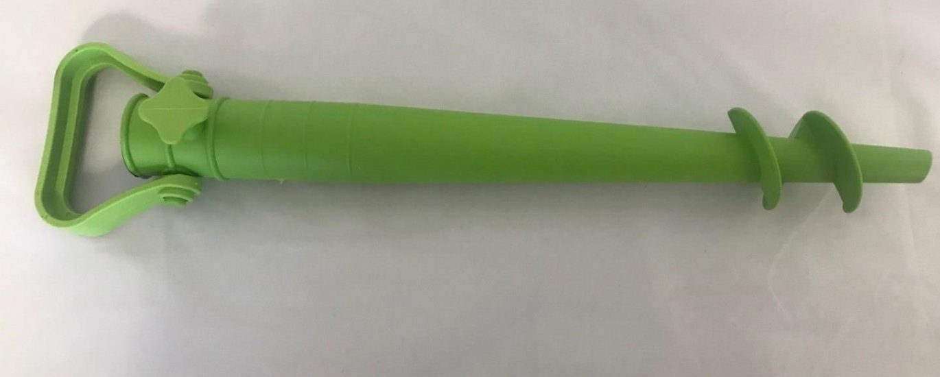 Podstawa Do Parasola Wkręt Do Ziemi Piasku Plastikowa Zielona 37Cm