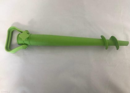 Podstawa Do Parasola Wkręt Do Ziemi Piasku Plastikowa Zielona 37Cm