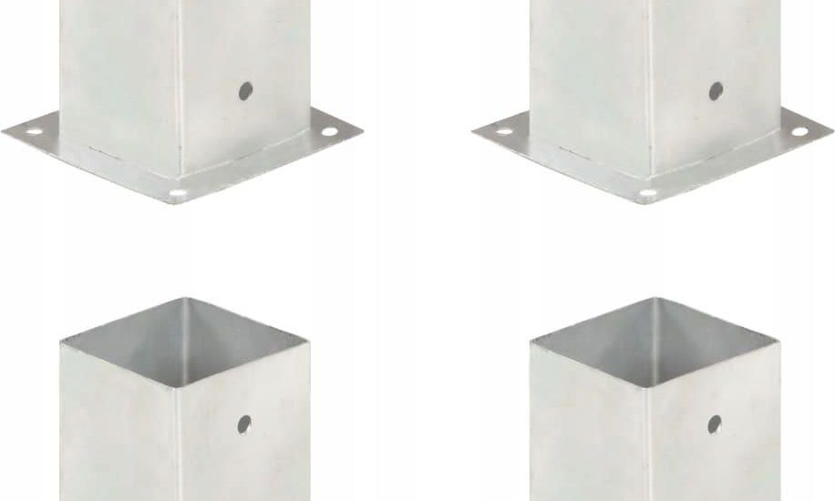 PODSTAWY SŁUPÓW 4 SZT METALOWE 101MM