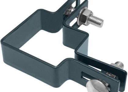 Polargos Obejma Słupka 5cm X 5cm Narożna Antracyt Mat