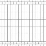POLBRAM Panel ogrodzeniowy 3D antracyt, 123×250 cm, drut 3.2 mm