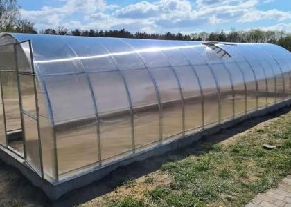 PoliPro Szklarnia Tunel 3x12m Poliwęglan 4mm profil 20x20mm