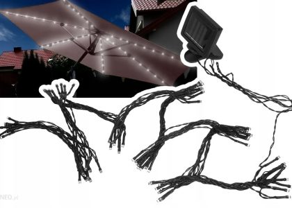 Polux Lampa Solarna Pod Parasol Ogrodowy (311566)