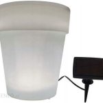 Polux Lampka Solarna Doniczka Śr. 17cm 3Xled