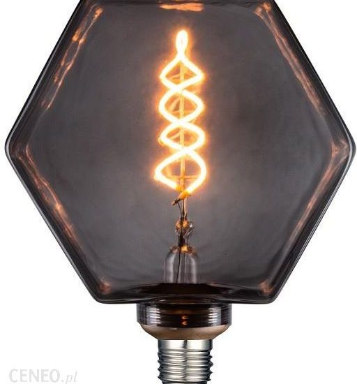 Polux Przydymiona żarówka geometryczna DecoVintage LB16 LED E27 sześciokąt 4W 50lm 230V biała ciepła (317896)