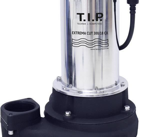 Pompa Zanurzeniowa Do Brudnej Wody T.I.P. Extrema Cut 300/18 Cx30277 2000 W 1.8 Bar 18000 L/H 18M