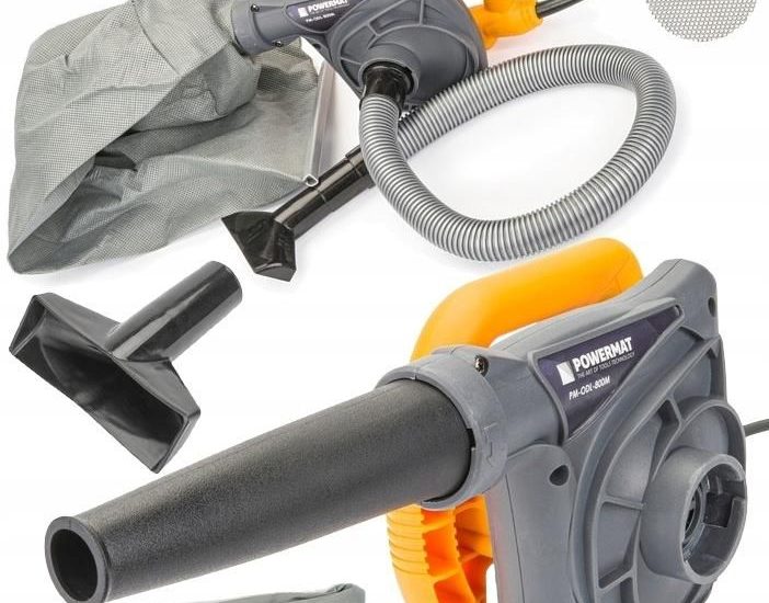 Powermat Odkurzacz Ogrodowy Dmuchawa Do Liści 800W 2W1