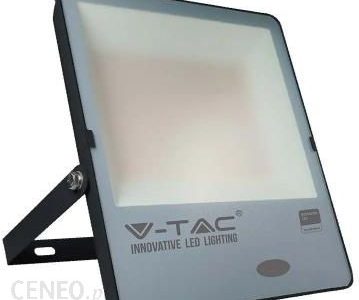Projektor Led V-Tac 150W Czujnik Światła Samsung Chip 100Lm/W Czarny Vt-167 6500K 15000Lm